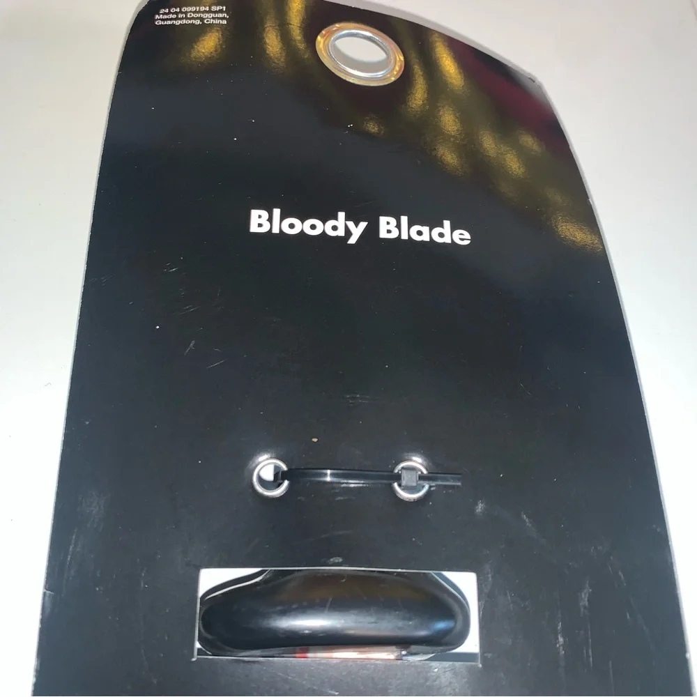 14” Bleeding Knife Blood Red Plastic Halloween Horror Prop; Toy; New Packaged